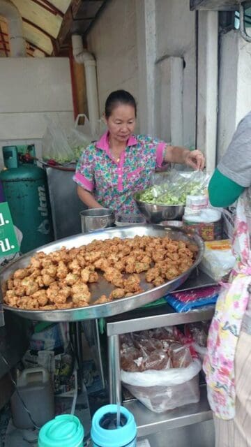 Thai Fried Fish Cake Silom Street Food Bangkok