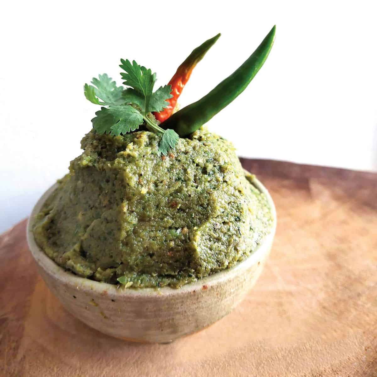 Homemade Thai Green Curry Paste
