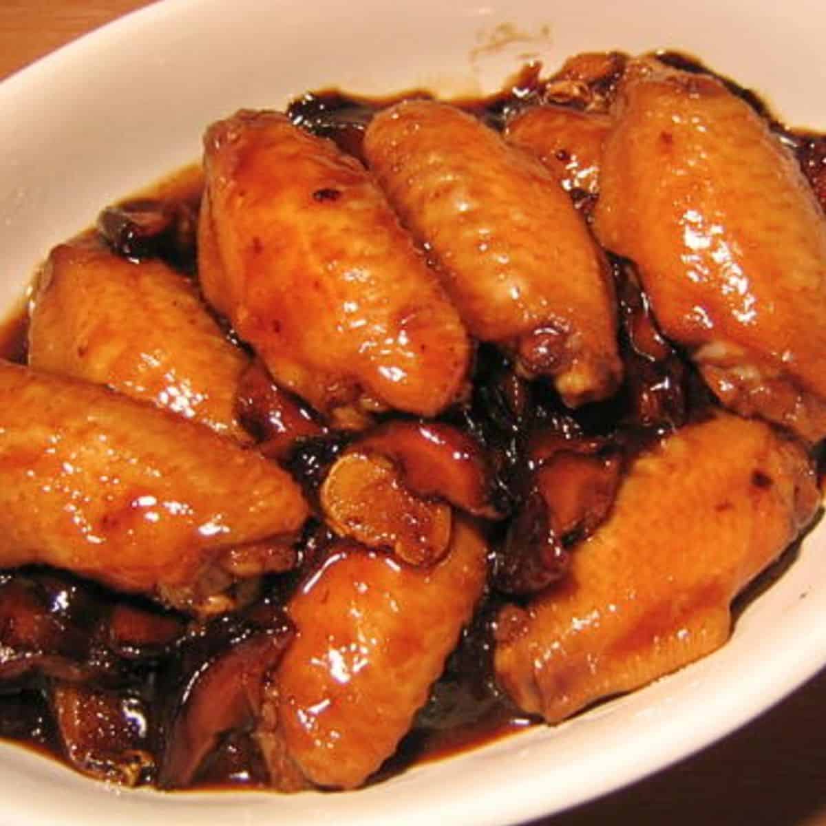 冬菇炆雞翼