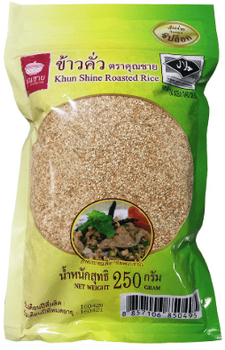 a pack of ground rice or roasted rice