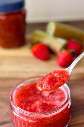Rhubarb and Strawberry Jam