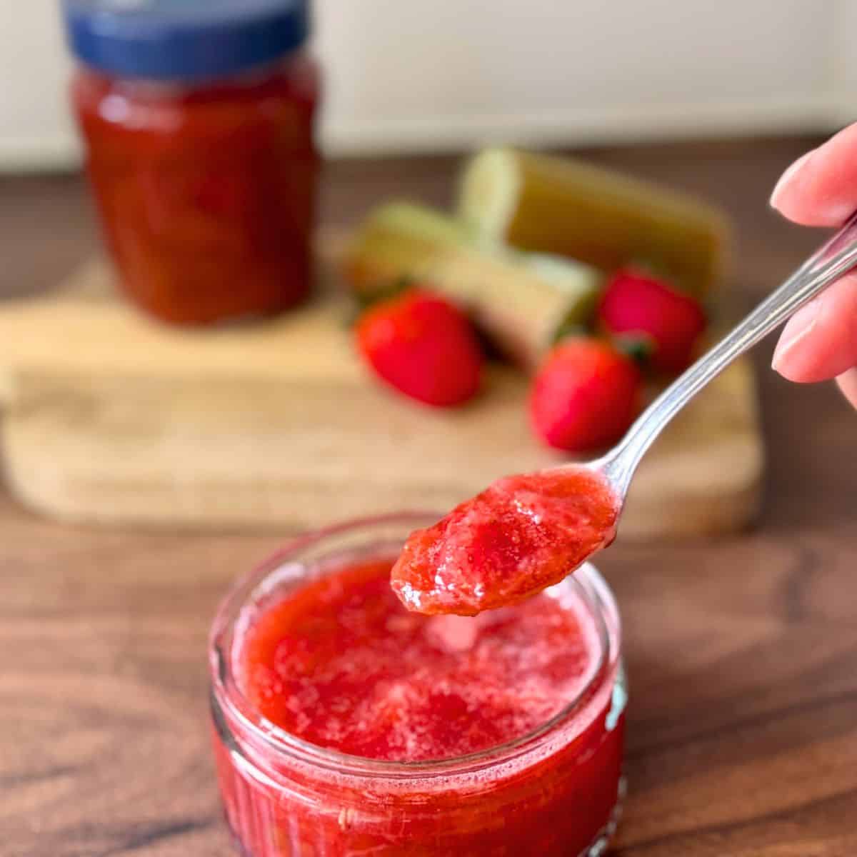 Rhubarb and Strawberry Jam