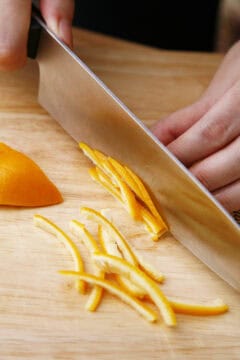 making orange marmalade