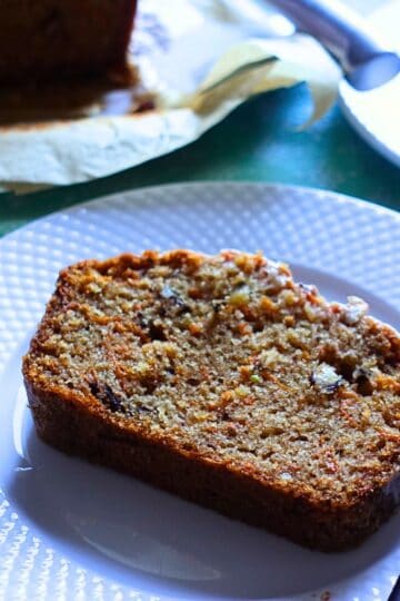 Carrot Cake with Lime Icing topping