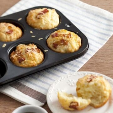 Bacon and Cheese Muffin