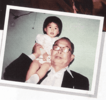 Grandpa & baby Bonnie