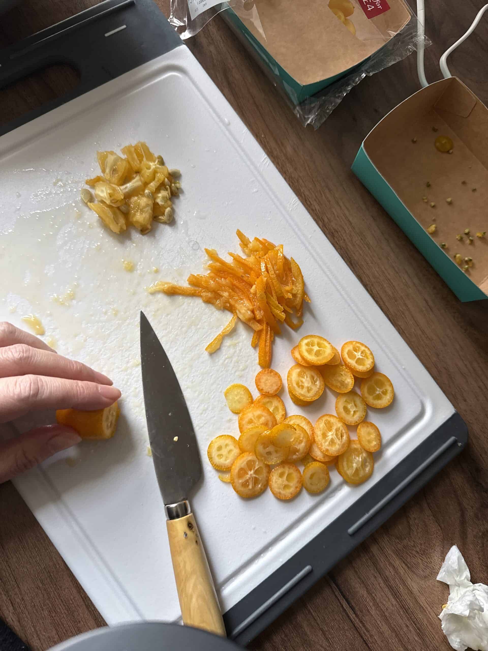 Making Kumquat Marmalade